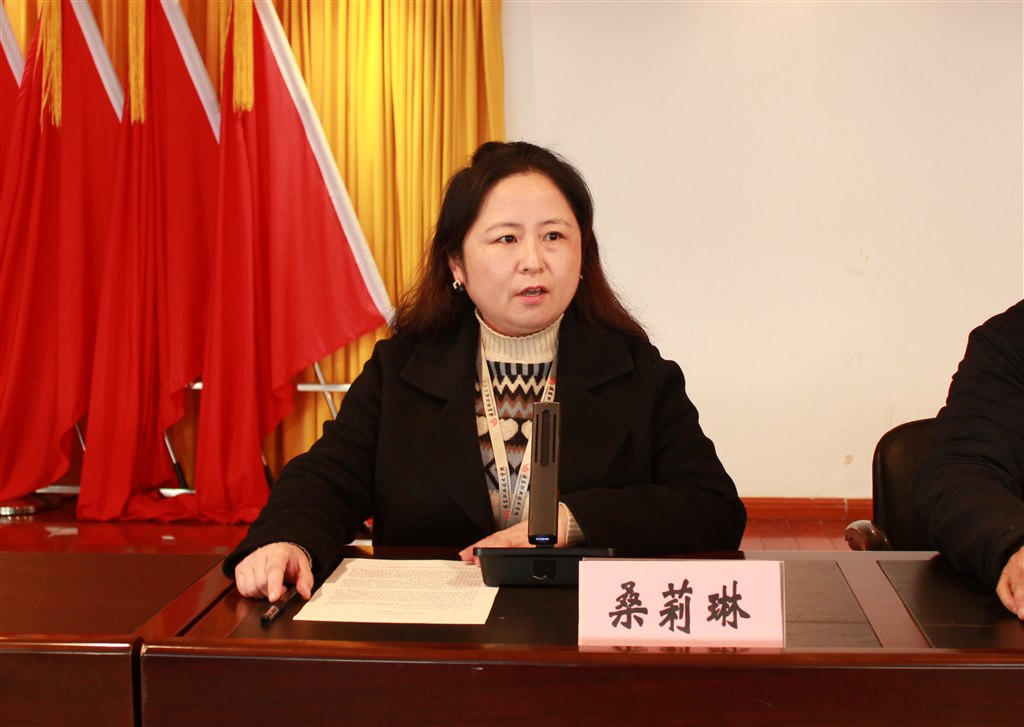 桑莉琳主持会议.JPG