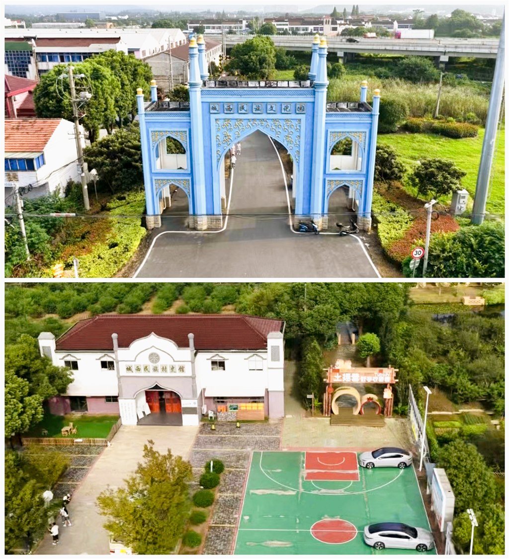 无人机拍摄城西回民村俯瞰图.jpg 无人机拍摄城西回民村俯瞰图.jpg